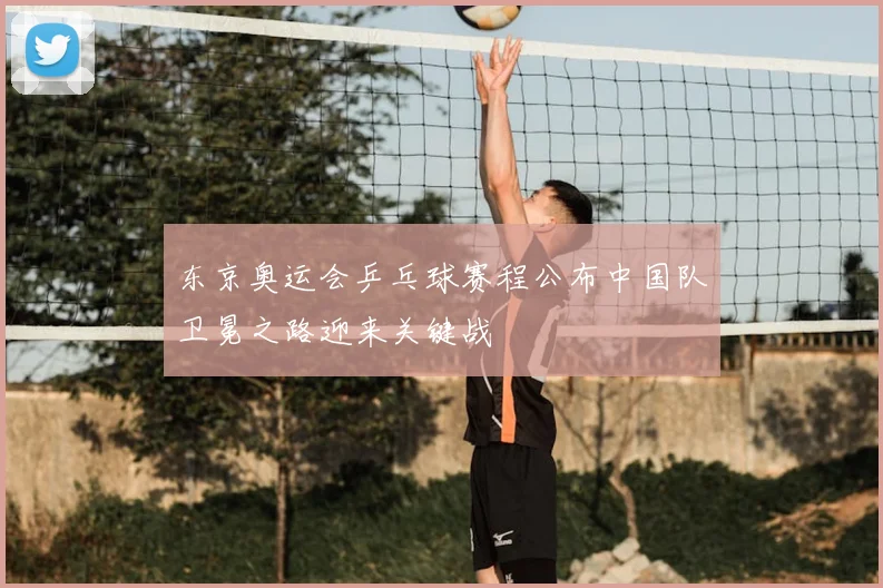东京奥运会乒乓球赛程公布中国队卫冕之路迎来关键战